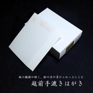 本画仙紙はがき〈梅〉100枚入り｜書道 書道用品 葉書 絵手紙 水墨画
