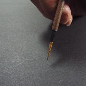 寿香堂 仮名用 鼬毫筆『如月(小)』茶軸|書道...の詳細画像2
