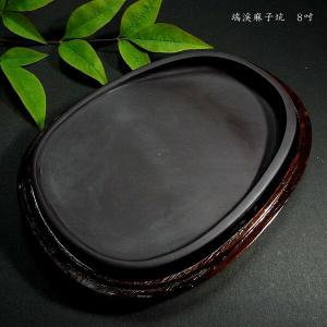 書道用品『黒檀文鎮』8寸｜書道 書鎮 和小物 高級 ペーパーウェイト