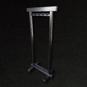 筆掛け 花梨 黒檀製 8本かけ 筆スタンド 書道用具 : 書道用品 緑風店