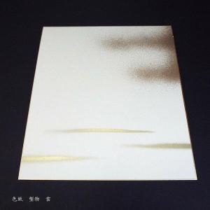 書道用紙 鳥の子色紙『切継ぎ』5枚入り｜書道 書道用品 和紙 作品制作