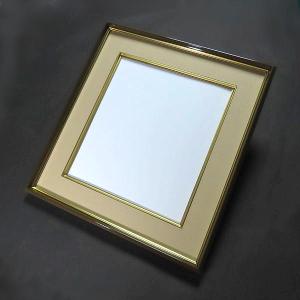 書道作品 色紙 金色フレーム 作品用色紙額｜書道 書道用品 額縁 フレーム 展示用 インテリア