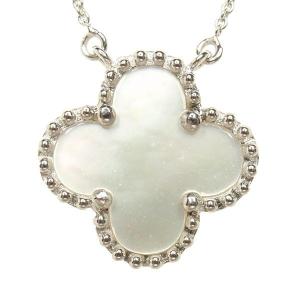 ダイヤモンドネックレス K18WGホワイトゴールド トータル0.080カラット