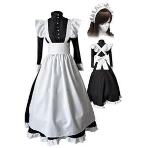 catachium  メイド 服 コスプレ ロング ワンピース 英国風 ゴスロリ 衣装 10サイズ