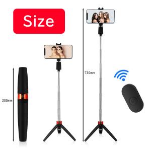 自撮り棒 Bluetooth ワイヤレス セルカ棒 三脚付き 回転