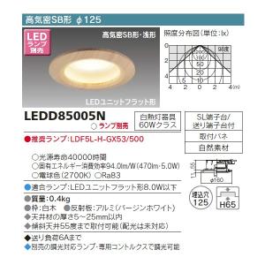 TOSHIBA（東芝） 【LEDD85001N】東芝 ダウンライト LEDユニット