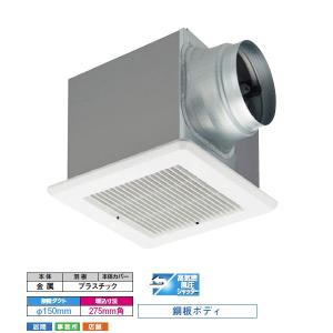 TOSHIBA（東芝） 【DVF-T18RVS】東芝 ダクト用換気扇 細管形