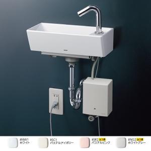 TOTO 壁掛手洗器 角形 セット一式 手洗器・自動水栓セット