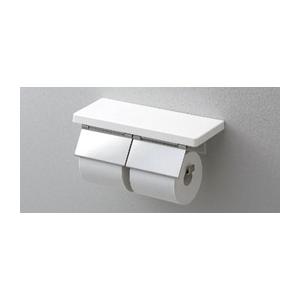 TOTO棚付二連紙巻器 YH403FW トイレットペーパーホルダー TOTO ◇品番： YH403FW / TOTO：棚付二連紙巻器 (マットタイプ