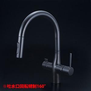 KVK KM6071ECM5 KVK シングルシャワー付混合栓（センサー付）（e