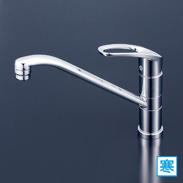 【KM5051ZT】 KVK キッチン 高位置吐水シングバレバー シングル混合水栓 寒冷地用