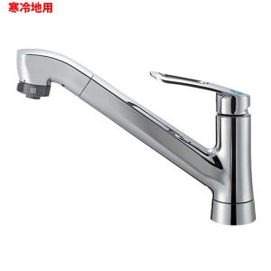 SANEI 【在庫有り】SANEI シングルレバースプレー混合水栓 K87120JV-13