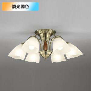 【OC006917BR】オーデリック シャンデリア 8畳 LED 電球色-昼光色 調色・調光器不可 コントローラー別売 ODELIC｜jyusetsu-komatsuya