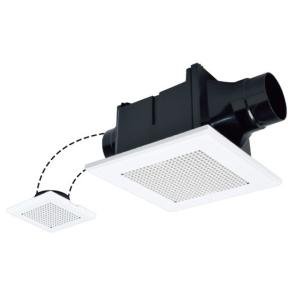 三菱 ダクト用換気扇 天井埋込形 サニタリー用 2 部屋換気用/低騒音形