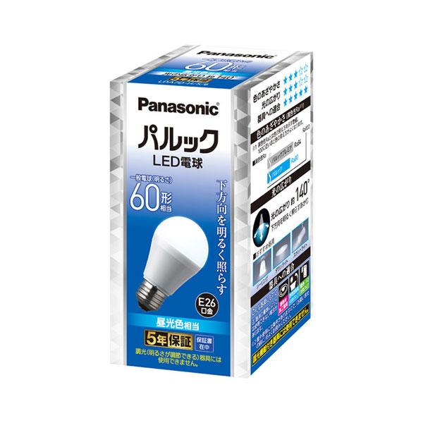 【LDA7D-H/S/6】パナソニック パルック LED電球 7.0W（昼光色相当） 60形相当 L...