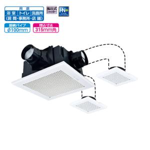 三菱電機（MITSUBISHI ELECTRIC） 三菱【VD-18ZFVC7】 3部屋用 換気扇