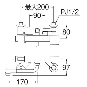 【在庫有り】【SK1811】SANEI サーモ...の詳細画像2