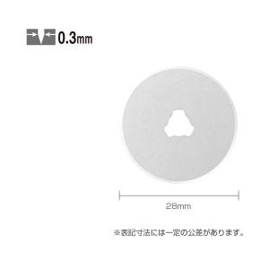 【メール便対応】オルファ 円形刃28ミリ替刃 2...の商品画像