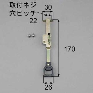 LIXIL（トステム）　雨戸錠（上用）　めっき仕上げ　