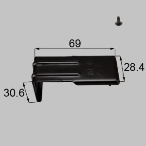 LIXIL（新日軽）　上部固定金具　ブラック　○