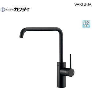 カクダイ 117-140-D キッチン用蛇口 VARUNA[台][スパウト230mm][マットブラック]｜jyusetu