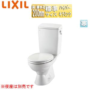 LIXIL C-180S+DT-4540W 組合せトイレLセレクション[LN便器][床排水芯200mm][手洗無][組合せ便器][寒冷地(流動方式)]｜jyusetu