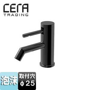 CERA CET6100T-BL 洗面用蛇口[台][立水栓][φ25][ブラック][一般地]｜jyusetu