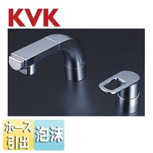 KVK FSL120DT 洗面用蛇口[台][シングルレバー式洗髪シャワー混合水栓 