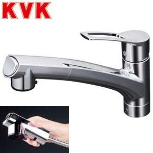 KVK KM5021JT キッチン用蛇口[台][シングルレバー混合水栓][流し台用][上施工タイプ]｜jyusetu