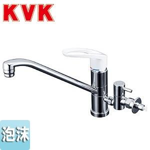 KVK KM5041CTU キッチン用蛇口[台][シングルレバー混合水栓][流し台用][給水分岐専用:360度回転式]｜jyusetu
