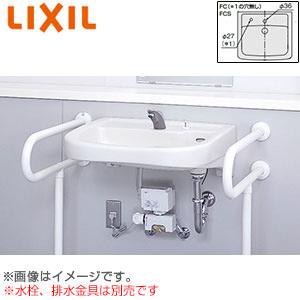 簡易 浴室壁掛け式 洗面台と鏡グループ 家庭用 LIXIL（リクシル） LIXIL L-365FC ○洗面器単品[壁掛式][角形][水栓