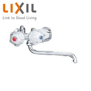 LIXIL LF-412-G 浴室用蛇口[壁][太陽熱温水器専用タイプ][一般水栓][太陽熱温水器用混合水栓][2ハンドル混合水栓][一般地]｜jyusetu