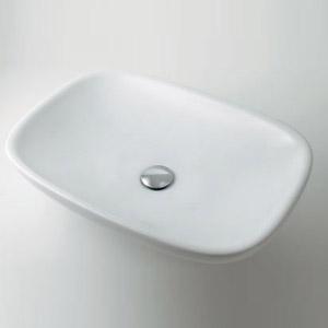 カクダイ #LY-493202 洗面器単品[ベッセル式][楕円形][専用排水上部セット付][オリンピア]｜jyusetu