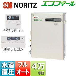ノーリツ OTQ-C4706AY BL+RC-J101E(T) 石油ふろ給湯器[エコフィール][フル...