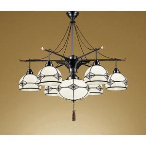 オーデリック　クラシックシャンデリア 6灯 ホワイト　14日までの出品 ODELIC（オーデリック） 和風シャンデリア 〜10畳 7灯 LED（昼白色