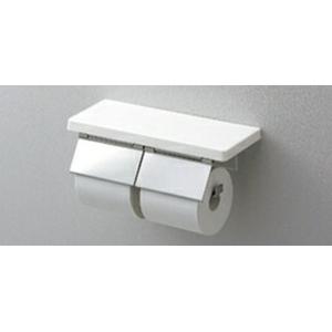 TOTO 送料無料 スタイリッシュな棚付二連紙巻器 棚カラー3色 TOTO