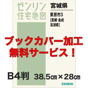 ゼンリン住宅地図 B4判 宮城県栗原市3 （若柳金成志波姫） 発行年月