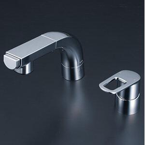 KVK シングル洗髪シャワー 洗面用 混合栓 コンビネーションタイプ 寒冷