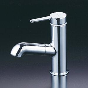 KVK シングル洗髪シャワー 洗面用 混合栓 コンビネーションタイプ 寒冷