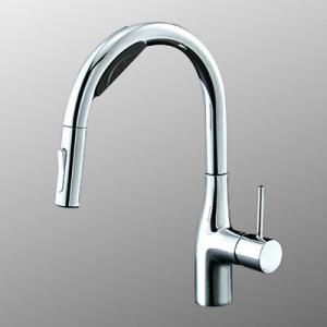 KVK ビルトイン浄水器用シングルシャワー付混合栓 センサー付