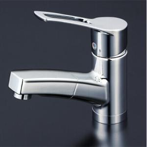 KVK 洗面用シングルシャワー付混合栓 eレバー 一般地仕様 FSL150DEFT