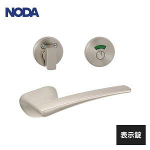 NODA（ノダ） 内装ドア 取手 レバーハンドル 間仕切錠 塗装シルバー MP
