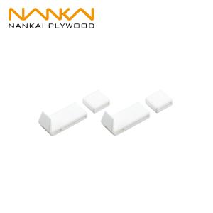 SSホワイト棚受け金具 8セット（16本）　南海プライウッド 南海プライウッド シンプルステン棚柱セット 高さ1820mm ホワイト TBSS