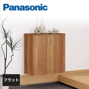 パナソニック 玄関用収納 コンポリア ローユニット3型 フラット 天面化粧板付き XQCE3L13FT-QCE2CC3 Panasonic｜jyuukenhonpo