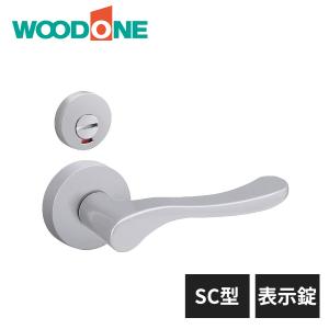 ウッドワン レバーハンドル GC型 表示錠 ゴールド 塗装仕上げ ZH11GC3