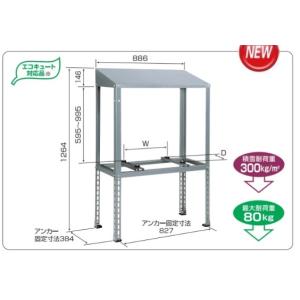 バクマ工業 B-HYZAM エアコン室外ユニット用 防雪屋根付平地置用 バクマ工業 B-HYZAM エアコン室外ユニット用 防雪屋根付平地置用