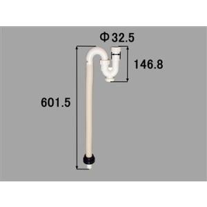 【新品未使用】TOTO床排水金具 TLDS2103JA 32 mm・Sトラップ TOTO 【TLDS2103JA】 《KJK》 床排水金具(32mm、Sトラップ) ωρ0 : KJK