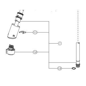LIXIL(INAX) A-10350-1 吐水口部 SF-WX397SY-MB用 部品 : パーツワイド