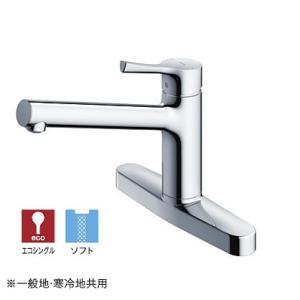 TOTO 爆買TOTO キッチン用 台付シングル混合水栓 TKS05310J