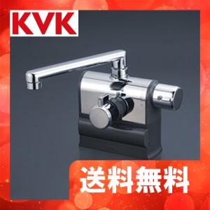 バス・洗面所用品 KM3008R KVK KM3008R KVK デッキ形サーモスタット式混合栓 190mmパイプ